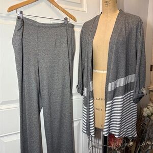 Wilfred Charcoal Knit Ensemble‎